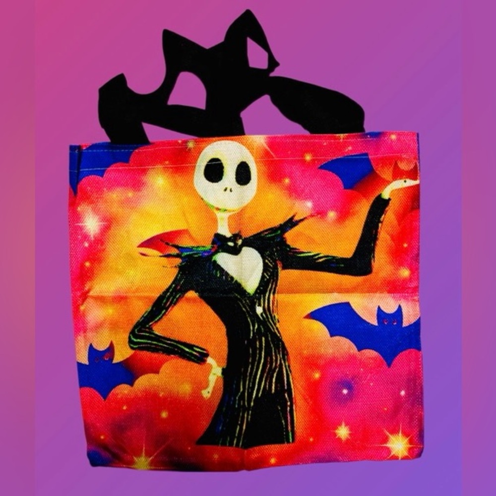 Jack skeleton nightmare b4 Christmas Handmade & Designed Double Sided Tote Bags